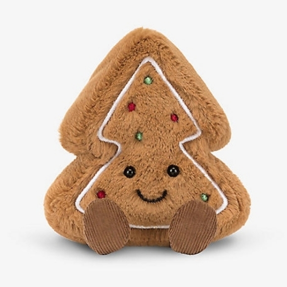 Jellycat Amuseable Tree Cookie 4.25x4x1" Soft and Plush NWT - Picture 1 of 5
